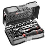 Coffret douilles 1 / 4 6 pièces facom r. 161 - 6p6 Coffret douilles 1 / 4 6 pièces facom r. 161 - 6p6