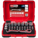 Coffret de douilles de 5  14mm et embouts de vissage 1 / 4, 32pcs