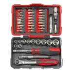 Coffret de douilles et accessoires ultimate 1 / 4 44 pi�ces