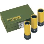 Coffret douilles � impact pour visseuse pneumatique 1 / 2  3 pi�ces proxxon industrial 23938
