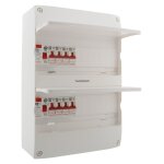 Coffret �lectrique 2 rang�es 26 modules - id�al t1 / t2 - thomson