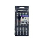 Coffret d'embouts de vissage de securite 25pces
