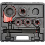 Coffret filieres de plombier bspt 3 / 8, 1 / 2 ?, 3 / 4 ?, 1 ?, pour tuyaux plomberie