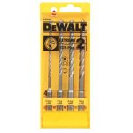 Coffret forets b�ton sds + dewalt extreme (4 pcs)