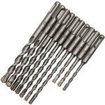 Coffret forets bton sds + erbauer 10 pices