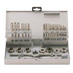 Coffret industriel 30 pcs tarauds à main / filières hss - g m3 à m12 mw - tech skc30etm Coffret industriel 30 pcs tarauds à main / filières hss - g m3 à m12 mw - tech skc30etm