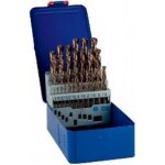 Coffret m�tal de 25 forets � m�taux hss cobalt - Ø 1 � 13 mm par 1 / 2 mm