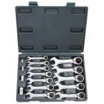 Coffret mini cl mixte rversible  cliquet gear plus, 16 pcs - 8  19 mm - avec a