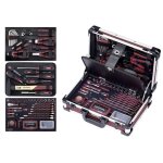 Coffret outils professionnels en aluminium - 123 pi�ces kraftwerk