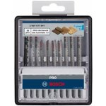 Coffret pro 10 lames de scie sauteuse pour bois dur et stratifi� 83 mm - bosch - 2607011941