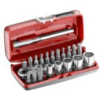 Coffret de serrage et vissage facom r1picopb 1 / 4'' + cl  cliquet