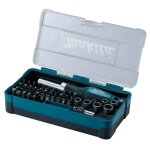 Coffret de vissage - boulonnage 47 pieces + tournevis et cliquet