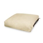 Coussin palette en simili cuir d'ext�rieur patagonia ivoire si�ge 80x80x20 patagonia ivoire