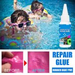 Colle adhsive pour rparation de piscine gonflable, 30ml, pvc impermable, patch de piscine, revtement ...