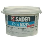 Colle  bois sader - prise rapide 5 minutes - seau 2, 5 kg