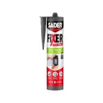 Colle de fixation sader fixer sans percer tous travaux intérieur / extérieur blanc 290g Colle de fixation sader fixer sans percer tous travaux intérieur / extérieur blanc 290g