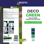 Colle mastic d�co green - colle pour gazon synth�tique haute durabilit� - tous mat�riaux - int�rieur ...
