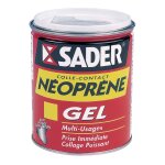Colle n�opr�ne contact gel sader - bo�te m�tal avec spatule 750 ml