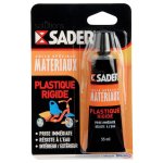 Colle plastique rigide sader - tube aluminium 55 ml Colle plastique rigide sader - tube aluminium 55 ml