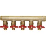 Collecteur 20 x 27 mf pr� - �quip� avec vannes 5 d�parts 15x21 riquier