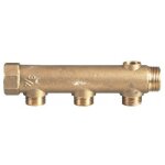 Collecteur m�le femelle 20 / 27 5 d�parts 15 / 21 avec prise de purge femelle 12 / 17 riquier