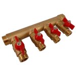 Collecteur � vannes mf 20x27 - d�part m 15x21 - 4 d�parts noyon & thiebault