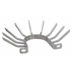Collier anti - escalade - pour tubes de descente d eau pluviale - galva walraven