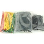Colliers de cablage rilsan - lot de 600 colliers