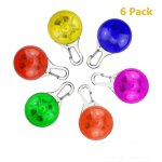 Collier  clipser rsistant  l'eau pour chien et chat, lumires led, breloques pour collier
