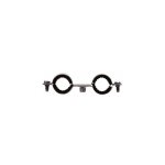 Colliers isophoniques doubles - diam�tre 12 mm - 50 pi�ces fischer