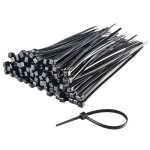 Colliers rapides en nylon noir x100 100 x 2, 5 mm