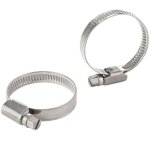 Colliers de serrage inox 25 - 40 vis en acier