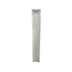 Colliers de serrage en nylon - 9 x 750mm - blanc (50pcs)