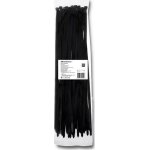 Colliers de serrage qoltec 7, 2 x 400 mm 50 pi�ces nylon 66 uv noir