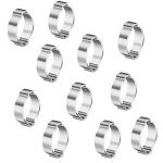 Colliers de serrage a sertir 2 oreilles type oetiker de 19 - 21 sachet de (30)