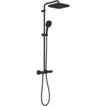 Colonne de douche avec mitigeur thermostatique - economie d'eau - grohe vitalio comfort 250 - noir mat ... Colonne de douche avec mitigeur thermostatique - economie d'eau - grohe vitalio comfort 250 - noir mat ...