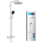 Colonne de douche avec mitigeur thermostatique - economie d'eau - grohe vitalio start system 250 - chromé ... Colonne de douche avec mitigeur thermostatique - economie d'eau - grohe vitalio start system 250 - chromé ...
