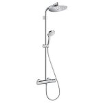 Colonne de douche - mitigeur thermostatique - showerpipe crometta 160 hansgrohe Colonne de douche - mitigeur thermostatique - showerpipe crometta 160 hansgrohe