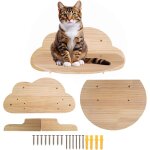 Colonnes  griffer, mur d'escalade, hamac pour chat, montage mural, grande tagre pour chat, en bois ...