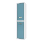 Colonne de salle de bain scandinave blanc a suspendre - h150xp25xl35cm - nordik vatten Colonne de salle de bain scandinave blanc a suspendre - h150xp25xl35cm - nordik vatten
