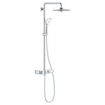 Colonne thermostatique euphoria smartcontrol 260 grohe 26509000 - t�te Ø 26 cm + douchette 3 jets