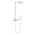 Colonne thermostatique rainshower smartcontrol 360 grohe 26361000 - t�te 36 x 22 cm + douchette 2 jets ...