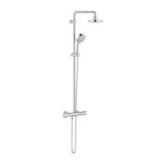 Colonne thermostatique tempesta cosmopolitan grohe 27922000 - t�te Ø 16 cm & douchette 2 jets