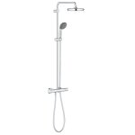 Colonne thermostatique vitalio start 210 grohe 27960001 - t�te Ø 21 cm + douchette 2 jets