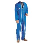 Combinaison double zip bleue