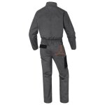 Combinaison double zip - mach 2 - gris / orange - taille m delta plus