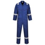 Combinaison de travail 100% coton l�g�re portwest iona bleu royal s