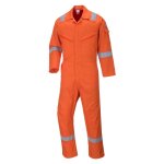 Combinaison de travail 100% coton l�g�re portwest iona orange xxl