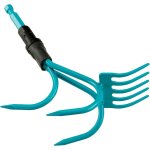 Combisystem râteau cultivateur : outil de jardinage pratique 2 en 1, noir turquoise, taille unique, matériaux ... Combisystem râteau cultivateur : outil de jardinage pratique 2 en 1, noir turquoise, taille unique, matériaux ...
