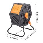 Composteur - duoku - 18, 5 gallons - gobelet rotatif compact avec porte coulissante, composteur sans ... Composteur - duoku - 18, 5 gallons - gobelet rotatif compact avec porte coulissante, composteur sans ...
